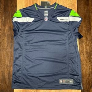 Nike Seattle Seahawks On Field Blank Jersey - NFL - Men’s Size XL - Rare